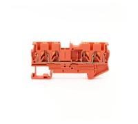 10 pezzi PT2.5-QUAT~RO Morsettiera 4 conduttori Filo elettrico a molla Collegamento a innesto Conduttori Connettore filo(ORANGE)