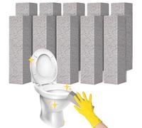 10 Pezzi Pumice Stone for Toilet Pietra Pomice per Toilette, Pietra Pomice per La Pulizia della Tazza del Water, Pietra Pomice, Pietra di Pulizia, Blocco per Acqua Dura, per Barbecue, Cucina, Bagno