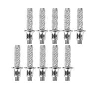 10 pezzi punta for bastone da alpinismo accessori da viaggio asta da trekking punte da escursionismo accessorio palo da campeggio da passeggio in acciaio al tungsteno