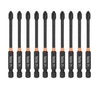 10 Pezzi Punta PH2 Phillips 1/4" 3.54" per Avvitatore