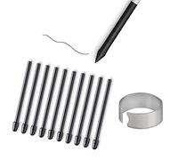 10 Pezzi Punte di Ricambio per Wacom Pen per DTC133, Nero | Tratti precisi per schizzi e disegni, sensazione di scrittura simile alla carta, resistente all'usura, Nero