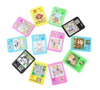 10 pezzi puzzle scorrevole a 16 griglie carino portatile mini puzzle animale giocattoli educativi lisci e sicuri per ragazze ragazzi mini per bambini