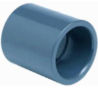 10 pezzi PVC manicotto, 50 mm, 2 manicotti a incollaggio (10)