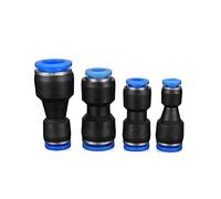 10 pezzi Raccordo pneumatico Connettore in plastica PG/PE/PU 4 mm 6 mm 8 mm Tubo flessibile aria acqua Spingere in dritto Gas Collegamento rapido Tipo T(PE-6 10PCS)