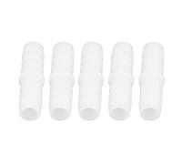 10 Pezzi Raccordo Portagomma in Plastica, Giuntatrice Spinata Adattatore per Giunto Riparatore Raccordo Portagomma in Plastica Giuntatrice a Spinato Uguale Diritto Adattatore per (14-14 mm attraverso)