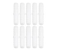 10 Pezzi Raccordo Portagomma in Plastica, Giuntatrice Spinata Adattatore per Giunto Riparatore Raccordo Portagomma in Plastica Giuntatrice a Spinato Uguale Diritto Adattatore per (12-12 mm attraverso)