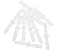 10 Pezzi Raccordo Riparatore per Tubo da Giardino 4mm in Pp | Bianco, Montaggio Rapido e Flusso Continuo, per Tubi D’irrigazione e Collegamenti Semplici in Giardino