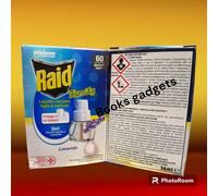 10 pezzi Raid Family Lavanda Ricarica Liquida per Diffusore per Zanzare 60 Notti