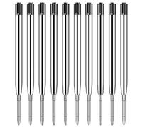 10 Pezzi Refill,Ricarica Penna, Ricariche Inchiostro per Penne a Sfera, Set di Mine Compatibili da 1mm, per il Formato G2,Ricariche Sostituibili (Nero)