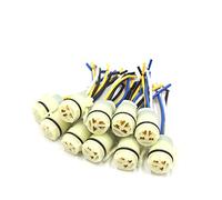 10 pezzi Relè for auto in custodia in plastica 4 terminali Presa for cablaggio DC 12V-36V