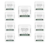 10 Pezzi Relè Passo Passo Elettronico Silenzioso 230V 16A, Step Impulse Relay per Illuminazione, Scatolato Compatto 40x40x18mm, IP20, 1 Contatto NO, Comandabile da più Pulsante