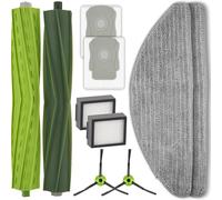 (10 pezzi) Ricambi per iRobot Combo i5, Combo i5+, Combo j5, Combo j5+ Robot Aspirapolvere Accessori, 2 spazzole a rullo, 2 spazzole laterali, 2 filtri HEPA, 2 sacchetti antipolvere, 2 panni per mocio