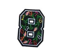 10 Pezzi ricamo embroidery bbl jacket trapuntino tende finestroni gonna artigianato fai da te toppe per zaino patch numeriche adesivi di stoffa Marchio della marea Bandiera Toppa