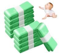 10 Pezzi Ricarica Mangiapannolini,6.5m Sacchetti Mangiapannolini compatibile con Tommee Tippee Sangenic Tec+Simplee Sangenic + Twist & Click,Pannolino Sacchetti di Ricarica,Antiodore