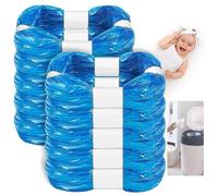 10 Pezzi Ricarica Mangiapannolini, Sacchetti Mangiapannolini Compatibile con Maialino Foppapedretti Angelcare Tommee Tippee Twist & Click Simplee Tec Litter Locker