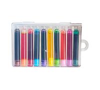 10 Pezzi Ricarica Pratica Cartuccia Rerfill per W/Box 3,4 Mm Colori Assortiti per Office Schoo Pen Refill