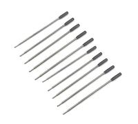 10 Pezzi Ricariche Di Inchiostro In Metallo 115 Mm Ricariche Penna A Sfera Di Ricambio Punta Da 1 Mm Per Ufficio E Scuola Ricarica Inchiostro Ricariche Penna In Metallo - Inchiostro Blu 115 Mm Di A