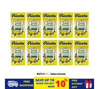 10 pezzi Ricola erbe senza zucchero perle fresche limone menta rinfresco gomm...
