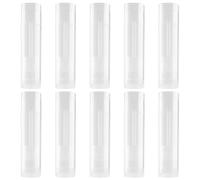 10 pezzi riutilizzabili per rossetto vuoto, 5,5 ml (3/16 oz), materiale PP, contenitore fai da te, balsamo per labbra con tappi, trasparente da riempire, per balsamo labbra Homemade