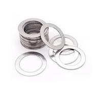 10 pezzi rondella piatta in acciaio inossidabile guarnizione ad alta precisione spessore ultra sottile M20 M22 M25 M28 M30 spessore 0.1mm 0.2mm 0.3mm 0.5mm 1mm(Thickness 1mm,25x35)