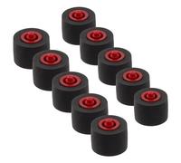 10 Pezzi, Rullo Pressore per Registratore Cassette in Gomma Plastica | Restauro di Apparecchi Audio D’epoca, Riduce Rumore e Slittamento del Nastro, Colore Nero