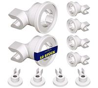 10 Pezzi Ruote per Cestello Lavastoviglie Ø 23,20 mm 424717 per Bosch