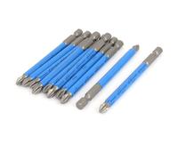 10 Pezzi S2 Acciaio Magnetico Hex Shank Ph2 Phillips Cacciavite Croce Punte 6mm