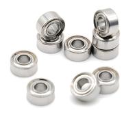 10 pezzi S684ZZ cuscinetto 4x9x4 mm adatto for cuscinetti a sfere in acciaio inossidabile ABEC-7 440C S684Z S684 Z ZZ