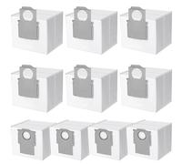 10 Pezzi Sacchetti Aspirapolvere Compatibili con Roborock S8 Pro Ultra/S7 MaxV Ultra/Q7 Max+, Sacchetti di Ricambio per S8+/S7Pro/S7Max/Q8 Max+/Q5 Pro+/Q7+/Q5+