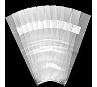 10 Pezzi Sacchetti Coltivazione Funghi, 25 x 50 cm PP Mushroom Spawn Grow Bag, Filtro da 0,5 Micron, 0,06 mm di Spessore, Accessori per Coltivazione di Funghi