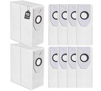 10 Pezzi Sacchetti per Aspirapolvere per EUREKA J12 Ultra/Midea V12 - Sacchetto per la Polvere di Grande Capacità da 3,5L