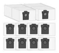 (10 pezzi) Sacchetti per polvere di ricambio ultra P50 Pro compatibili con Mova P50 Pro Ultra/P10 Pro Ultra/P10 Ultra/S20 Ultra Robot Aspirapolvere con stazione auto-svuotante, kit accessori
