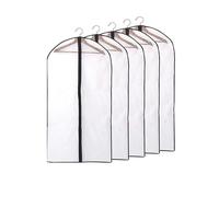 10 Pezzi Sacchetti Porta Abiti in PEVA, Buste Trasparenti per Vestiti, Copri Abiti da Armadio, Copri Abiti Anti Polvere, per Camicie, Giacche, Abiti, Maglioni(60cm*100cm)