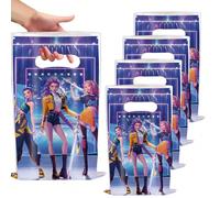 10 pezzi Sacchetti regalo a tema K-POP D-Emon H-Unters, sacchetti di plastica per caramelle con motivo a palcoscenico, forniture per feste di compleanno dei fan Tagli UnicaPolietilene