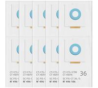 10 pezzi SC FIS-CT 36/5 sacchetti di ricambio SELFCLEAN sacchetto filtro per Festool CT 36/CTM 36 E/CTL 36 E CLEANTEC serie aspirapolvere, accessori con capacità grossa (496186)