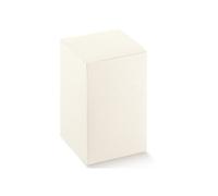 10 PEZZI Scatola per bomboniera pieghevole 19x19x9 cm SETA BIANCO 0L4V