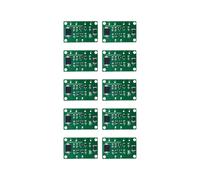 10 Pezzi Scheda di Caricabatterie per Pannelli Solari 3-24V 4-10A Modulo di Controllo Automatico Interruttore LED per Luce da Giardino e Strada