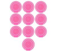 10 Pezzi Schermi Antischizzo per Orinatoio, Rimozione Odori Lunga Durata per Bagno, Materiale EVA, Fragranza Fresca, Facile da Usare (Guayaba)