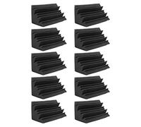 10 pezzi schiuma acustica poliuretano schiuma fonoassorbente pad pannelli fonoassorbenti ridurre eco riverbero riduzione inquinamento acustico per soffitto sala riunioni parete