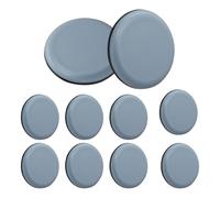 10 Pezzi Scivoli per Mobili, Feltrini per Spostare Mobili, Scivoli per Tappeti Autoadesivi, per Spostare Mobili Pesanti, Aiutare il Trasloco, Organizzare Uffici (Girare 50MM)