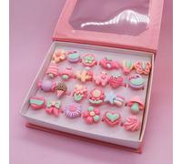 10 pezzi/set Anelli colorati caramella, adatti per il gioco di ruolo e il travestimento delle ragazze, anelli colorati, regalo per figlie e nipoti, regali per compleanni/feste, regali per bambini (con