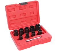 10 Pezzi Set Danneggiato Bullone Dado Vite Estrattore Set Rimozione 10mm-19 mm