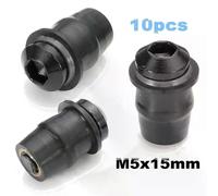 10 pezzi/set di accessori universali M5x15mm bulloni per parabrezza per moto kit viti per parabrezza