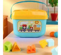 10 pezzi/set di blocchi di costruzione di forme assortite, include lettere ABC e forme geometriche, giocattoli educativi Montessori, giocattoli da viaggio, giocattoli da piscina, giocattoli da bagno, 
