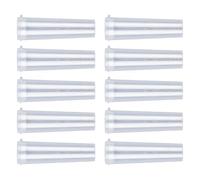 10 pezzi/set di coperture per pennelli per trucco, protezione per pennelli cosmetici, riutilizzabili, per il trucco dei cittadini