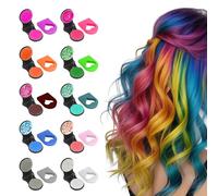 10 Pezzi Set di gessetti,Gessetti Colorati per Capelli,Temporanei Capelli Tinta Per Capelli Colori,Lavabile Lacca Colorata per Capelli,per Capelli di Carnevale Colore per Capelli per Feste