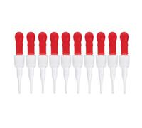 10 Pezzi Set di Pipetta Contagocce in Vetro da 30ml Bianco | Casa e Esperimenti Scolastici, Riutilizzabile e Portatile, Vetro e Gomma, Facile da Usare