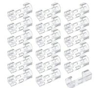 10 pezzi/set Fermagli per cavi senza fori, supporti organizzatori per cavi Tagli Unica,20pz,50 pezziColore unicoPolicloruri di vinile