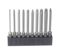 10 pezzi set punte cacciavite Phillips PH1-PH3 SL4/4mm 3" magnetiche per lavori