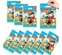 10 pezzi/Set Sacchetti regalo a tema Paw Patrol, sacchetti di plastica per caramelle, bomboniere per feste di compleanno, scatole regalo con cartoni animati carini, decorazioni per feste, regali a sor